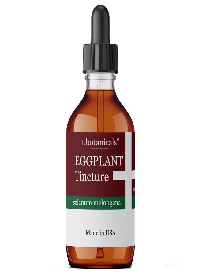 t.botanicals Eggplant Tincture, Eggplant Extract for Skin Disorders, Discolored Skin (4 oz) - Image 1